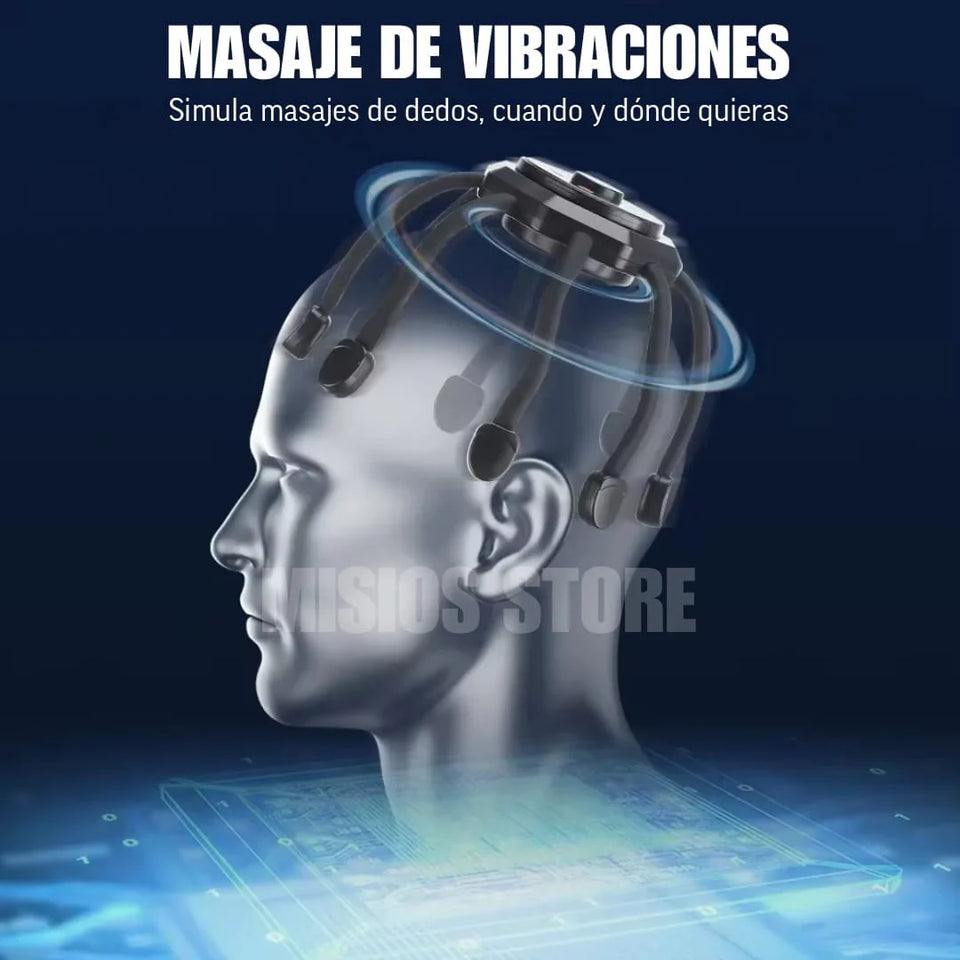 MASAJEADOR DE 8 PUNTOS RECARGABLE + PARCHES DESINTOXICANTES